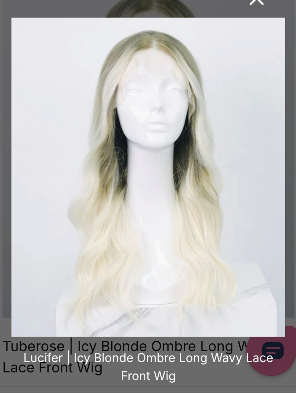 NWT Jennifer Aniston's Company "Unwigs" Blonde Ombre Wavy Synthetic Wig - Blonde